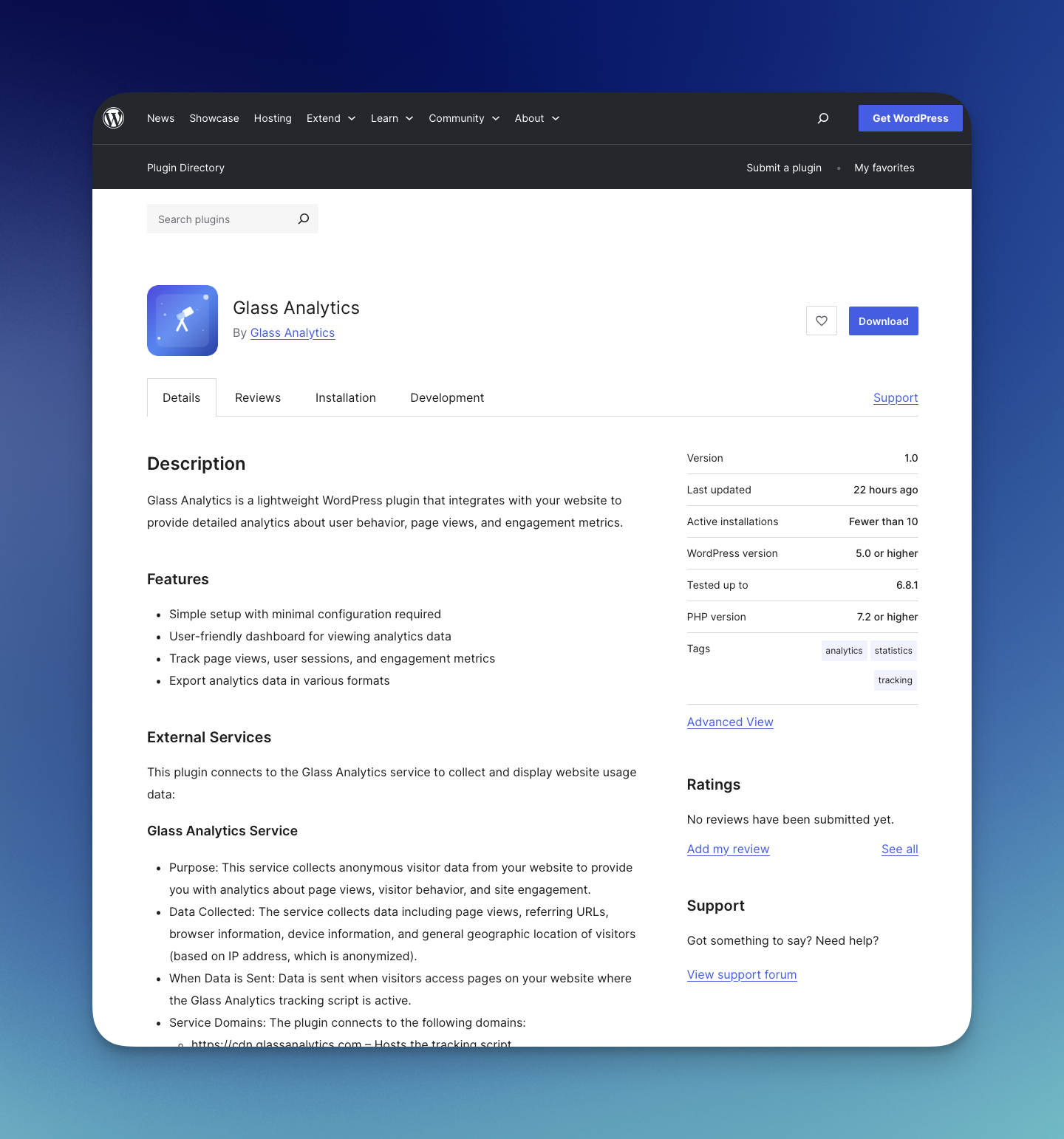 Glass Analytics for Wordpress Glass Analytics for Wordpress